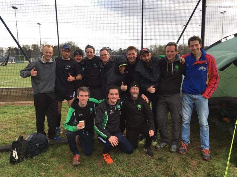 The CLC men, back row from left to right: Dan Bazzard, Will Ferguson, club official Martin Bick, Paul Lockyer, Andrew Gage, Tom Fletcher, Hedley Phillips, Jon Howes, Iain Porter; front row from left to right: Tom Kabala, Will Pearce and Head Coach Brendan Ward2020