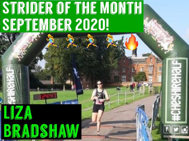Strider of the month Liza Bradshaw