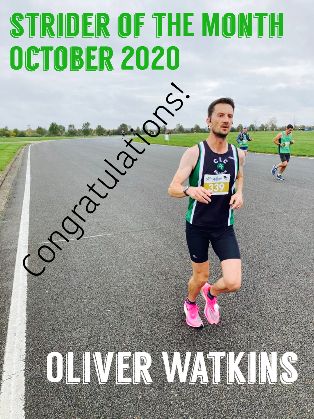 Strider of the month Oliver Watkins