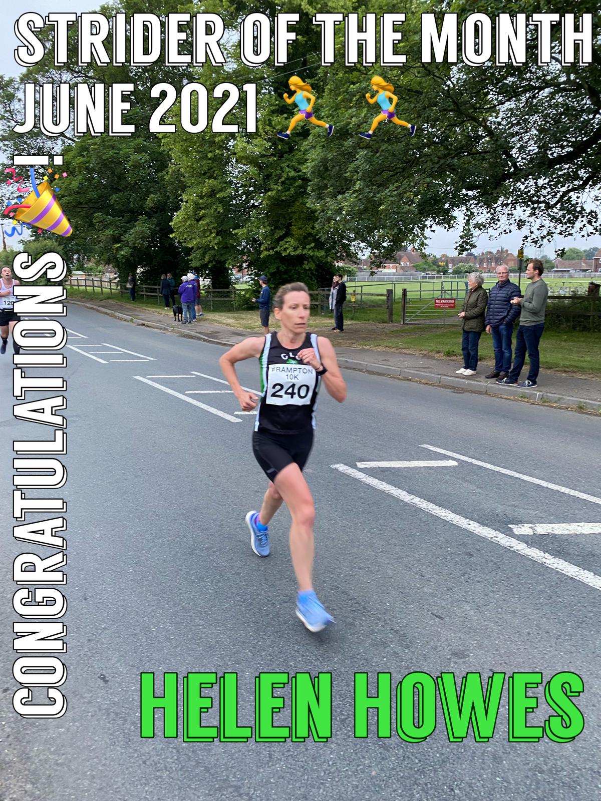 Strider of the month Helen Howes