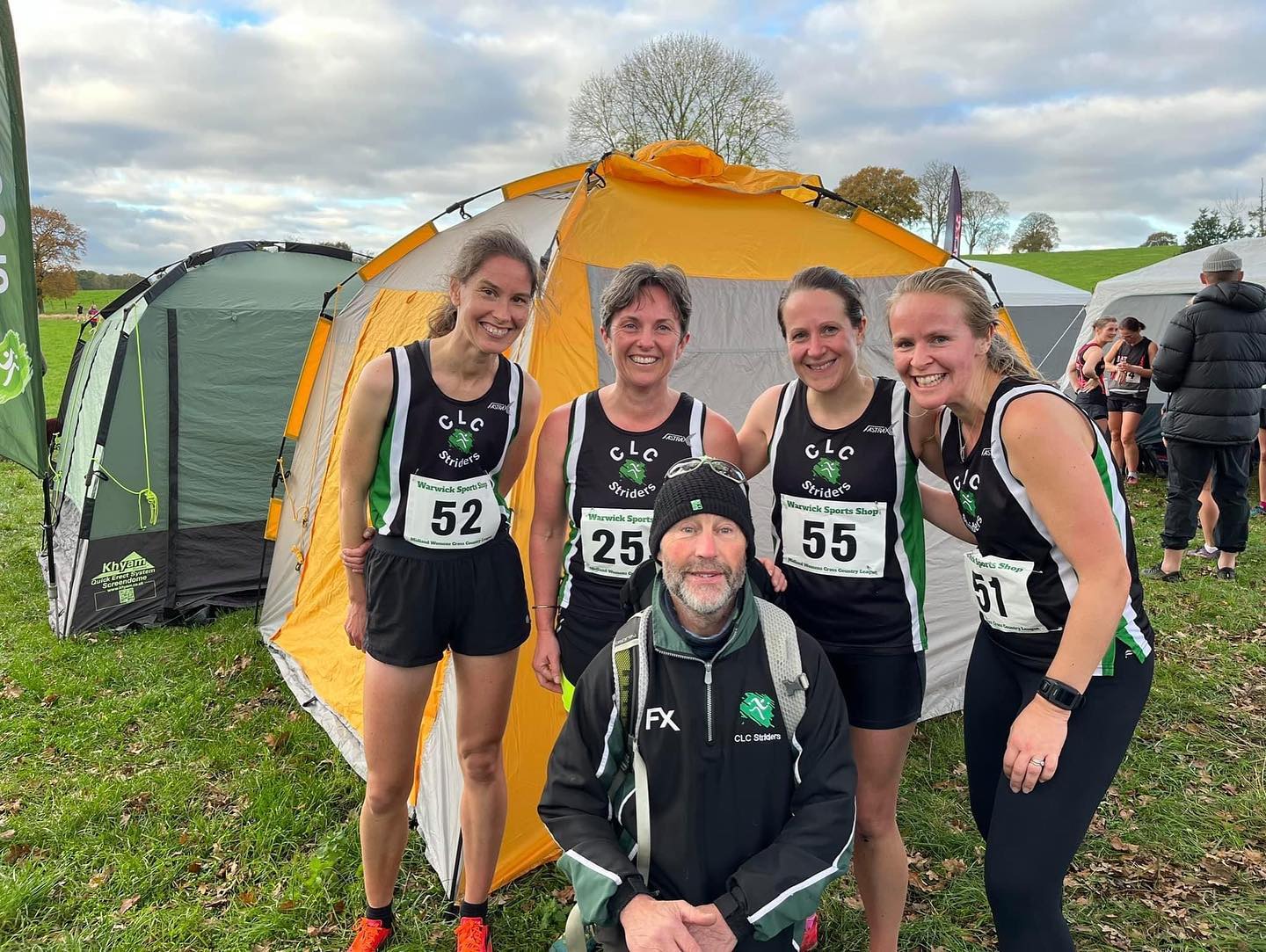 Womens team at Midland and Birmingham XC league