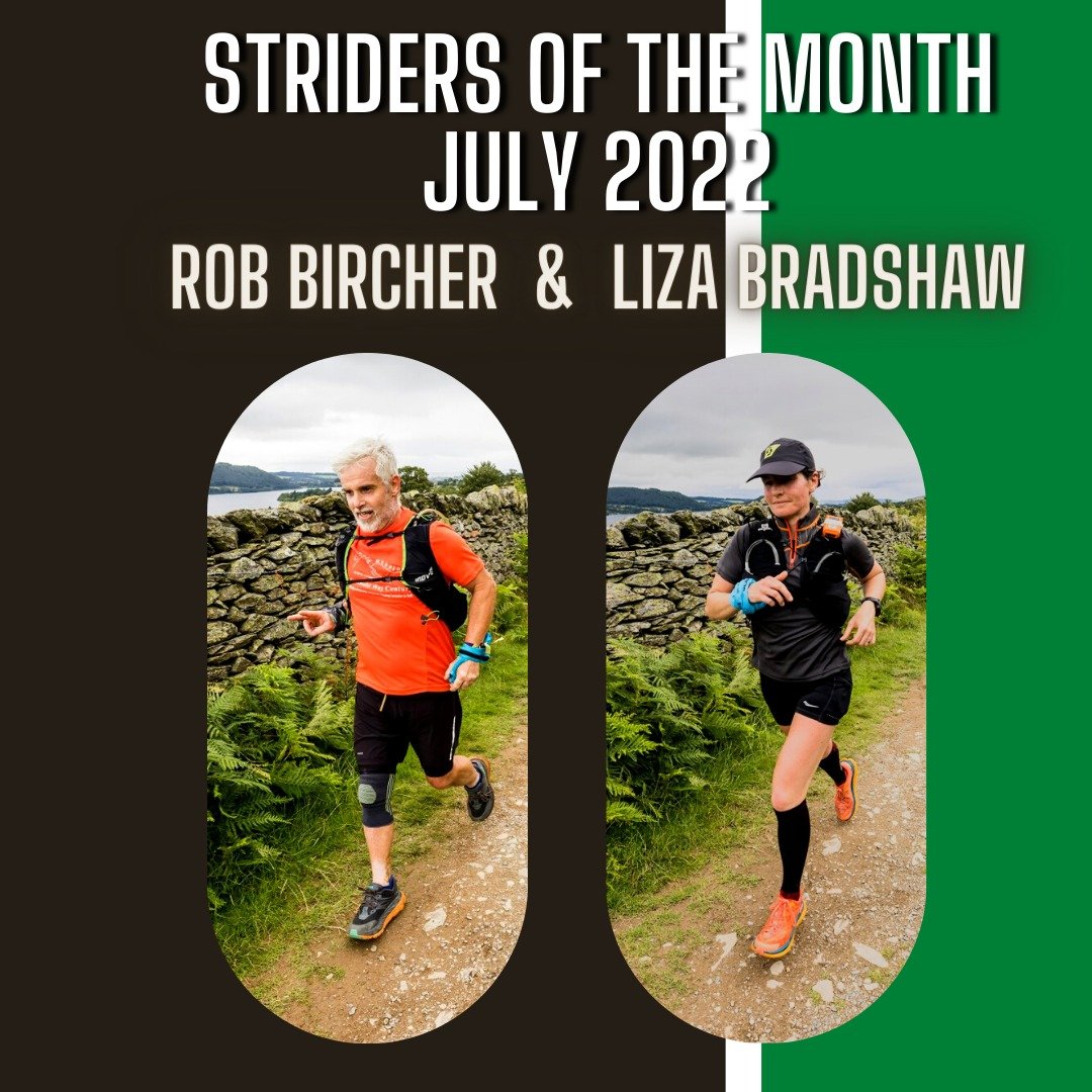 Strider of the month Liza Bradshaw and Rob Bircher