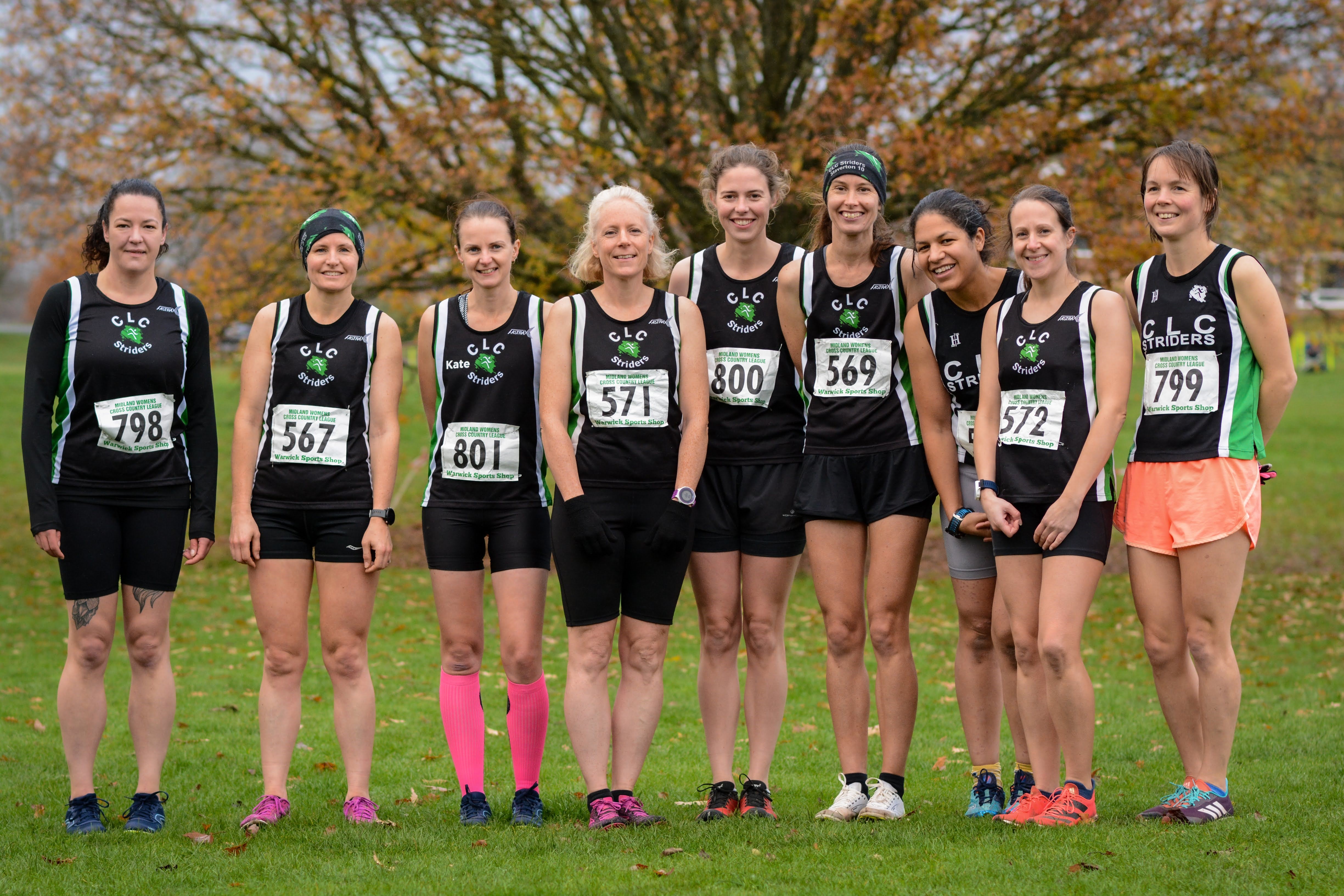 Ladies Midlands Cross Country League division 2 team