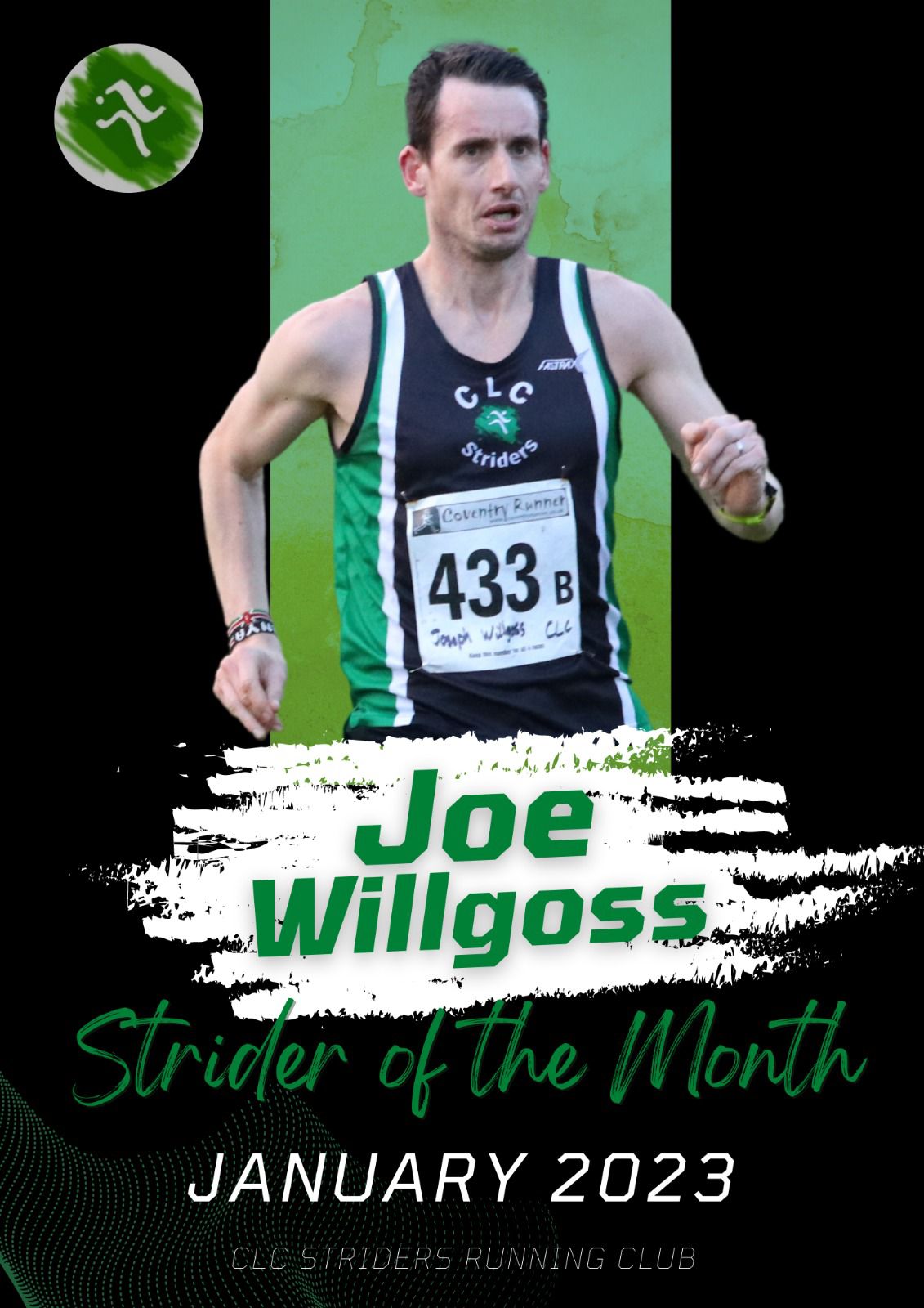 Strider of the month Joe Willgoss