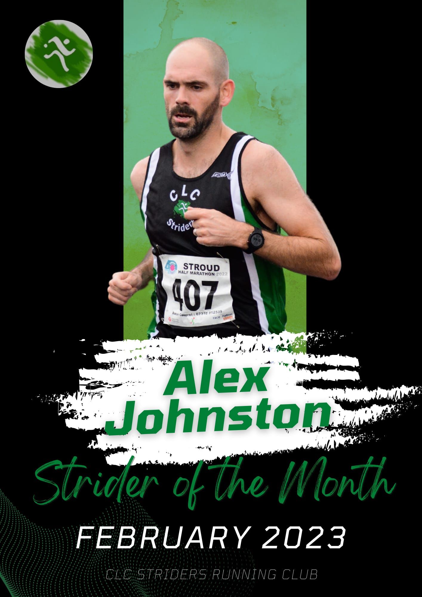 Strider of the month Alex Johnston
